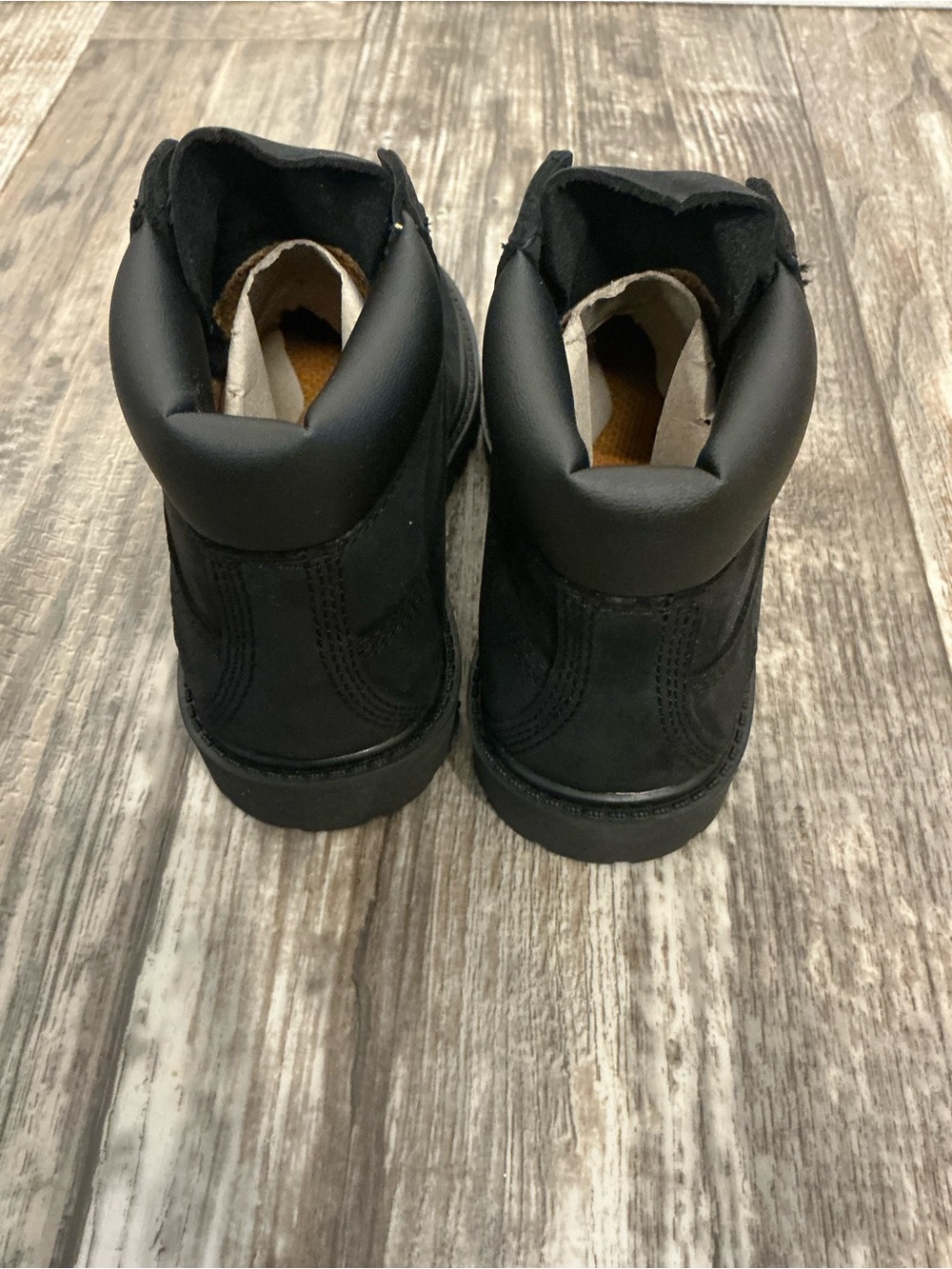 Black Lace-Up Lug Sole Boots - Picture 15 of 16
